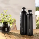 BRITA karbonizavimo butelis 650 ml, nerūdijantis plienas, juodas, tinkamas plauti indaplovėje