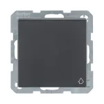 Berker 47516086 SCHUKO lizdas su dangteliu, Q.1/Q.3, antracito matinis