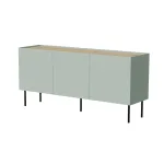 Komoda cama meble FELLINI 150&times;40&times;70 cm, alyvuogė su aliejumi padengtu ąžuoliniu vir&scaron;umi, MDF rėmas