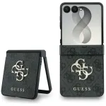 GUESS Big 4G Logo dėklas, skirtas Samsung Galaxy Z Flip 5 - juodas
