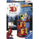 RAVENSBURGER 3D Puzzle Spider-Man ra&scaron;iklių laikiklis - 54 dalys, oficialus Marvel, Easy Click