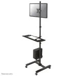 Neomounts FPMA-MOBILE1700 mobili darbo vieta, 10-32 colių (25,4-81,3 cm), maks. 8 kg, VESA 75x75-100x100, auk&scaron;tis 94-175 cm, plienas, juoda