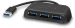 Speedlink Snappy Evo 4 prievadų USB 3.1 &scaron;akotuvas (SL-140109-BK)