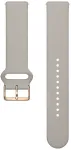 Polar Ignite 3 dirželis i&scaron; silikono 20 mm S-L &ndash; pilk&scaron;vai smėlinis (Greige)