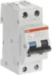 ABB 2CSR275180R0165 RCBO 1P+N 16A C kreivė 30mA AC tipas 6kA 2 moduliai DS201