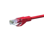 DSIT CAT 5e U/UTP tinklo kabelis, 20 m, raudonas, CCA, RJ45 į RJ45, Gigabit Ethernet
