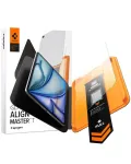 Spigen AlignMaster GLAS.tR grūdinto stiklo ekrano apsauga iPad Air 11 inch (6/7/8 kartos, 2024-2026 m.) - skaidri