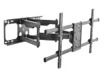 Equip TV sieninis laikiklis 37-90 colių, pasukamas/pakreipiamas, 200 x 200 mm, 816 x 410 mm, -15 - 5&deg;, -60 - 60&deg;, plienas, juodas