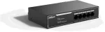 Dahua SG1005LP 5 prievadų Gigabit PoE+ komutatorius, 4 PoE prievadai, 35W biudžetas, stalinis