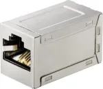 Renkforce RJ45 tinklo adapteris sujungėjas, CAT 6a, ekranuotas, baltas (RF-4562732)
