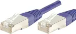 Exertis Connect 854450 Cat6 S/FTP tinklo komutacinis kabelis, violetinis, 0,15 m