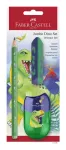 Faber-Castell Dino Jumbo ra&scaron;ymo rinkinys, žalias, 3 pie&scaron;tukai, 3 mm &scaron;erdis, ergonomi&scaron;kas trikampis, nelūžtanti &scaron;erdis, nuo 3 metų 111529