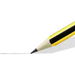 Staedtler Noris HB grafito pie&scaron;tukų rinkinys, 10 vienetų, geltonai juodomis juostelėmis, &scaron;e&scaron;iakampis, FSC mediena, super klijuotos &scaron;erdies, EN 71 120-2BK10D