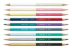 CARAN D'ACHE Bicolor Alpine Frost vandenyje tirpstančių spalvotų pie&scaron;tukų rinkinys, 9 pie&scaron;tukai (18 spalvų) + teptukas, metalinė dėžutė CC0999.025