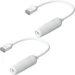 Tinklo ilginimo kabelis Ubiquiti UACC-Cable-Extender-C6A RJ-45 Cat6a 0,185 m Baltas