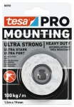 tesa Mounting PRO Ultra Strong 66792-00000-00 tvirtinimo juosta, balta (L x W) 1,5 m x 19 mm