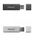 USB atmintukas 32GB 2 vnt. Intenso sidabrinis