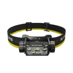 Nitecore HC70 UHE žibintuvėlis ant galvos, 1600 lm, 6 LED, IP68, įkraunamas USB, aliuminis, 172 g, juodas