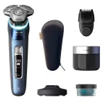 Philips i9000 Prestige XP9201/33 &scaron;lapias ir sausas elektrinis skustuvas su SkinIQ