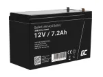 UPS akumuliatorius Green Cell AGM05 &mdash; 12 V 7.2 Ah sandarus &scaron;vino rūg&scaron;tinis (VRLA), 95 mm auk&scaron;tis, 151&times;65 mm, 2.15 kg