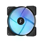 FRACTAL DESIGN Aspect 14 RGB Pwm juodas rėmas