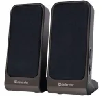 Garsiakalbiai DEFENDER SPK-225 laidiniai 2.0, 4 W RMS, USB/DC 5V, 3,5 mm, juodi