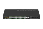 NETGEAR GSM4230UP valdomas L2/L3 Gigabit Ethernet (10/100/1000) Power over Ethernet (PoE) 1U juodas
