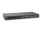 LevelOne TURING 26-Port L3 Lite valdomas gigabitinis PoE jungiklis, 24 PoE i&scaron;ėjimai, 370W, 2 x SFP/RJ45 kombinuoti prievadai