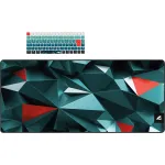 Žaidimų klaviatūra Sharkoon SKILLER SGK50 S3 Design Bundle D1 pilkai-žalia raudona &ndash; laidinė, kompakti&scaron;kas i&scaron;dėstymas