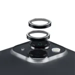 PanzerGlass &reg; Hoops&reg; apsauga fotoaparatų lę&scaron;iams, juoda, iPhone 15 | 15 Plus