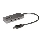 StarTech.com 3 prievadų MST &scaron;akotuvas &ndash; DisplayPort į 3x HDMI, trigubi 4K 60Hz monitoriai, DP 1.4 kelių monitorių vaizdo adapteris, 30 cm įmontuotas kabelis, USB maitinimas, tik Windows