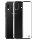 Silicone dėklas Tellur Samsung Galaxy A20, skaidrus, mink&scaron;tas apsauginis