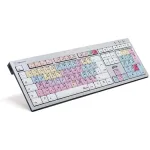Klaviatūra Logickeyboard Avid Pro Tools QWERTZ voki&scaron;ka juoda sidabrinė