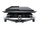 Steba RC 4 Plus Deluxe Chrome raklečo grilis, nerūdijančio plieno/juodas