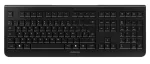 Belaidė klaviatūra CHERRY KW 3000 RF Wireless QWERTY ispani&scaron;ka juoda