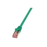 Logilink PrimeLine &ndash; Patch-Cable RJ-45 (M) &ndash; RJ-45 (M) 7,5 m SFTP PiMF CAT 6 Halogen-Free Žalia (CQ2085S)