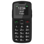 Beafon SL230 Silver Line 2G mygtukinis telefonas pagyvenusiems žmonėms, 4,5 cm (1,77 col.) ekranas, 1000 mAh, Bluetooth, FM imtuvas, juodas