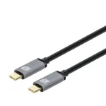 Techly ICOC-MUSB322-CM-010 USB 3.2 Gen 2 kabelis, USB-C ki&scaron;tukas, 1 m, juodas