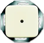 BUSCH-JAEGER Zentralscheibe Leitungsauslass 2527-212 Duro 2000 SI weiss 2527-212 (1710-0-0623)