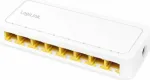 LogiLink tinklo jungiklis &ndash; 8 x RJ45 prievadai &ndash; Gigabit &ndash; plastikinis korpusas &ndash; baltas