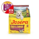 Josera Mini Junior Duck & Salmon sausas pa&scaron;aras &scaron;unims 900 g