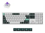 Mechaninė klaviatūra Keychron Q6 HE QMK su Gateron Double-Rail magnetiniais stabilizatoriais