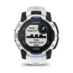 Garmin Instinct 3 Solar i&scaron;manusis laikrodis, 45 mm, Black/Stone White, silikoninė apyrankė (010-02934-03)