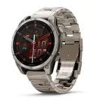 I&scaron;manusis laikrodis GARMIN Fenix 8 47 mm, 1,4 colio (3,56 cm) AMOLED 454&times;454, titanas, Wi‑Fi, GPS