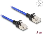 Tinklo kabelis DeLOCK RJ45 plonas 5m Cat6A U/FTP mėlynas