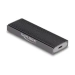 DeLOCK i&scaron;orinis USB Type-C korpusas M.2 NVMe PCIe arba SATA SSD, be įrankių