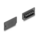 DeLOCK 64286 Dangtelis nuo dulkių USB Type-E Key A arba Key B moteri&scaron;kai jungčiai, 10 vnt., juodas