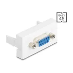 Delock 81556 Easy 45 modulis, Sub-D 9 (lizdas&ndash;lizdas), 22,5 x 45 mm