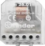 FINDER impulsinis jungiklis 230VAC 26.01.8.230.0000 serija 26 įmontuojamai dėžutei 1S 10A