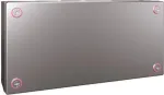 Rittal KX 1568000 gnybtų dėžė, nerūdijantis plienas 1.4301, be flan&scaron;inės plok&scaron;tės, 400&times;200&times;120 mm